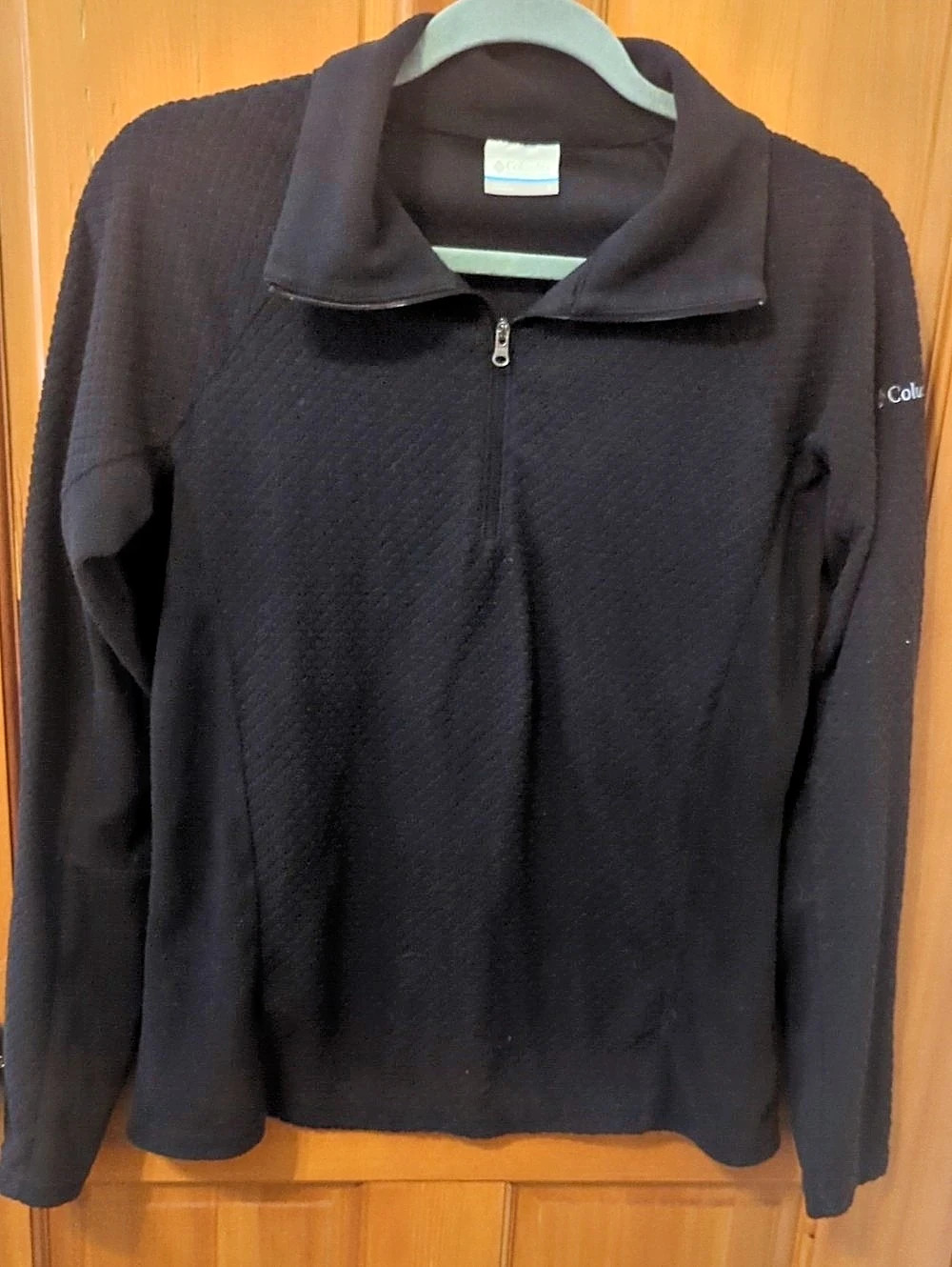 Columbia Fleece Pullover Black Small